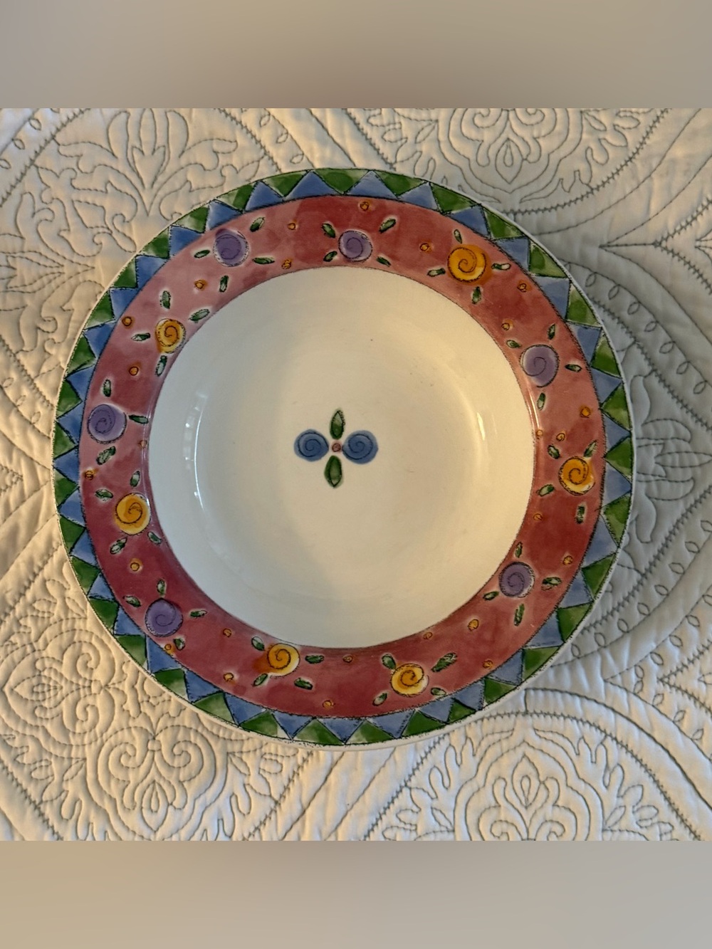 Sweet Shoppe by Sango #3025 “Cranberry Twirl” Soup/Dessert/Salad Bowl